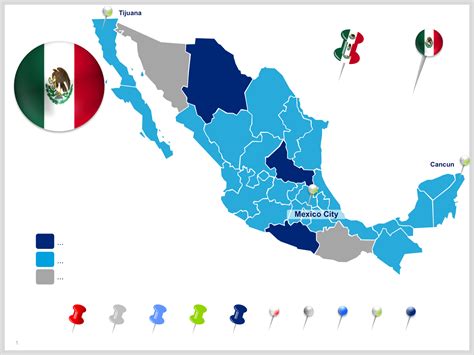 Descarga Ahora Mapas De México Editables En Powerpoint Mapa De Mexico