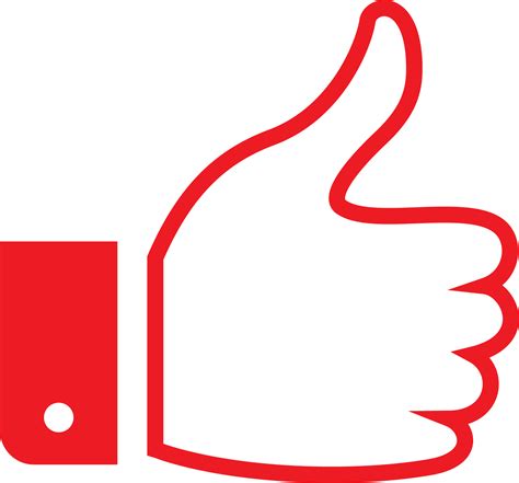 Thumbs Up Icon - red - Instant Pot