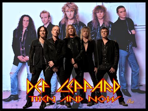Def Leppard Then And Now Photoartist Lisakay Allenpassionfeast Great