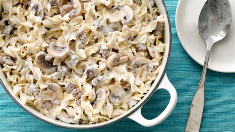 This ingredient shopping module is created and maintained by a third party, and imported onto this page. One-Pot Creamy Beef Stroganoff Recipe - Pillsbury.com
