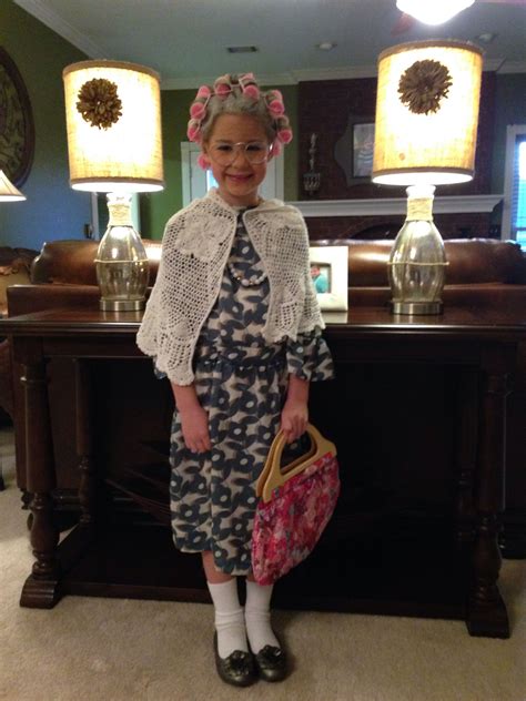 100th Day Of School Old Lady Costume 100 Year Old Lady School 933