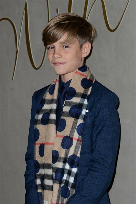 Pictured Romeo Beckham Victoria Beckham Brings 2 Handsome Little