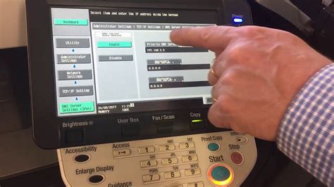Used copier printer machine for konica minolta bizhub copier machine c364e 364e c364 364 used photo printer copier. Konica Minolta: How to update DNS Settings (C220/283 Series) - YouTube