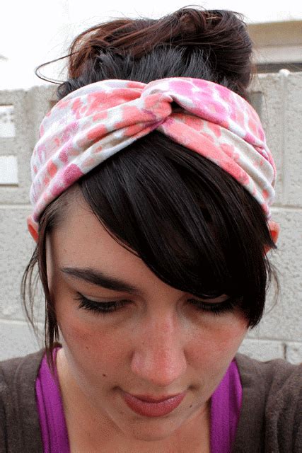 Honeybee Vintage Diy Twisted Turban Headband From An Old T Shirt