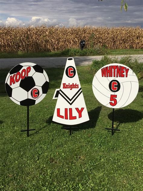 Pin By Larry Gillespie On Personalized Sports Yard Signs Yard Signs