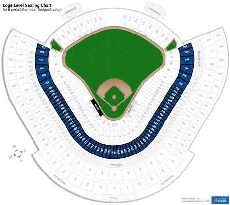 Dodger Stadium Seating Chart Loge Box Mvp Elcho Table