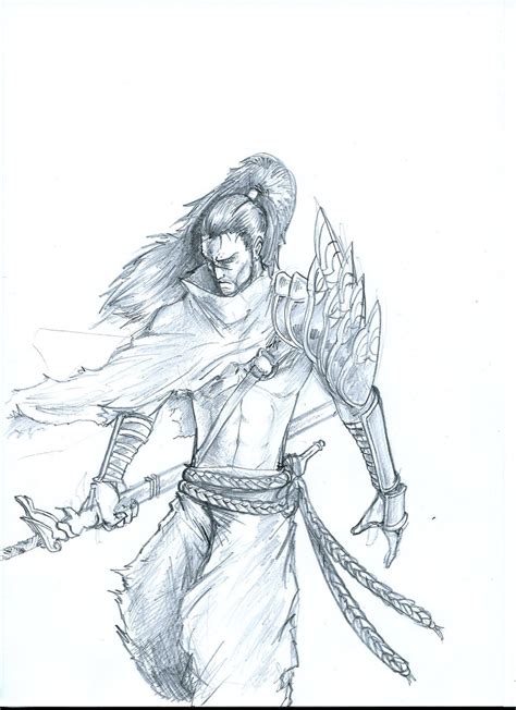 Yasuo Pencil By Massimo Weigert On Deviantart