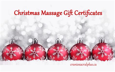 christmas massage specials l craniosacral therapy and massage