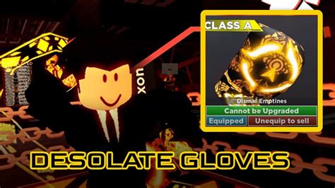 Reviewing Desolate Glove Roblox Boxing League Youtube