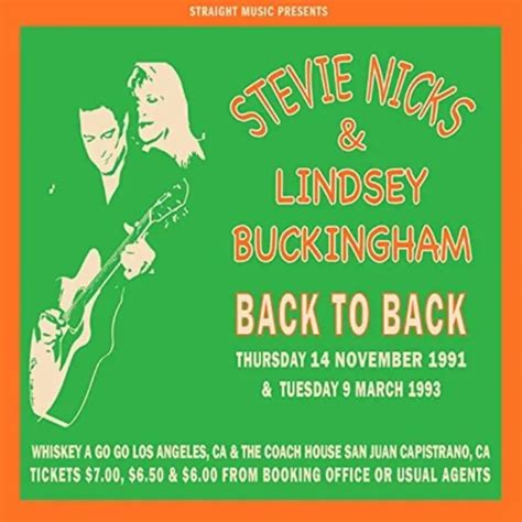 Stevie Nicks And Lindsey Buckingham Back To Back 2 Cd Kostenloser Versand Mit Tracking Japan Neu