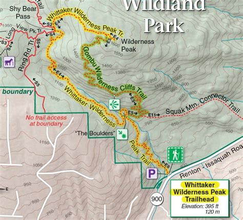 Cougar Mountain Trail Map Photos