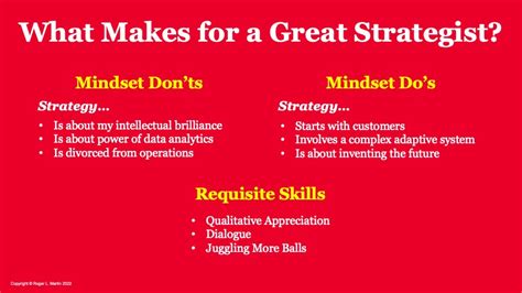 What Makes For A Great Strategist By Roger Martin Medium