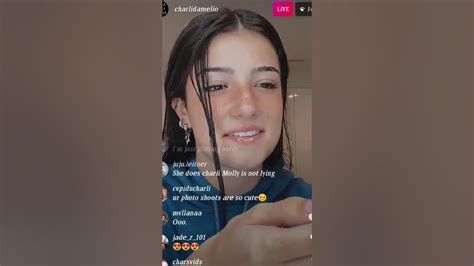 Charli Damelio Live Saying About Her Surgery Youtube