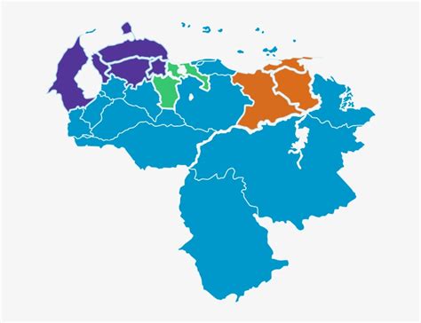 Download Mapa De Venezuela Venezuela Map Vector Hd Transparent Png
