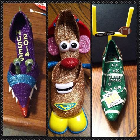 2014 Shoes Monster Saints End Zone Super Potato Head Decorated