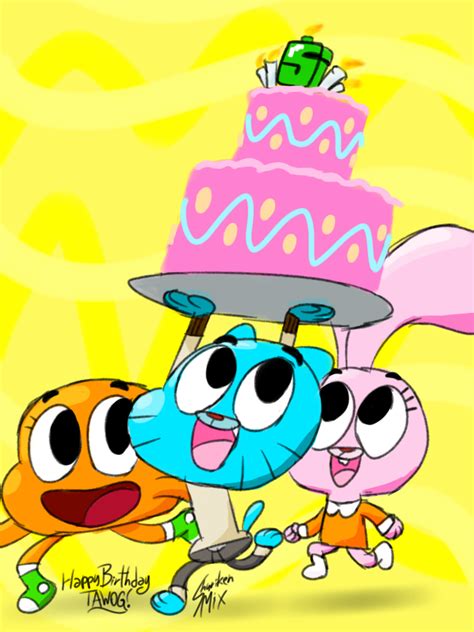 5th anniversary! by ShurikenMix | The amazing world of gumball, World of gumball, Gumball