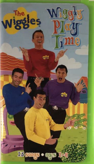 The Wiggles Wiggly Play Timevhs 2001tested Rare Vintage Collectible