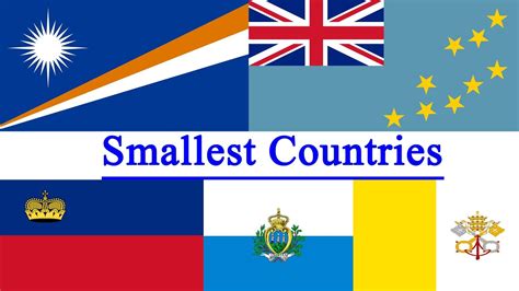 Top 10 Smallest Countries In The World Youtube