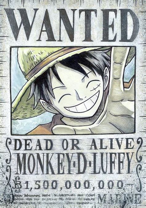 Luffy Wanted Poster Image Tons Of Awesome Wanted Poster One Piece Wallpapers To Download For Free