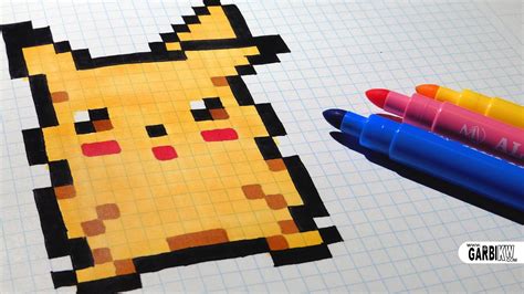 Handmade Pixel Art How To Draw Pikachu Pixelart Pixel Art Pixel