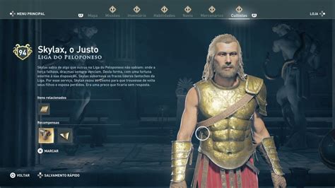 Assassin S Creed Odyssey Cultistas Skylax O Justo Liga Do Peloponeso