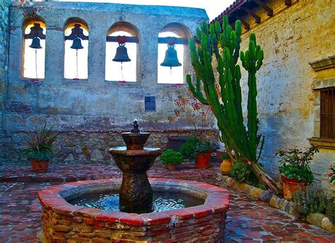 The Sacred Garden Of Mission San Juan Capistrano California By Karon