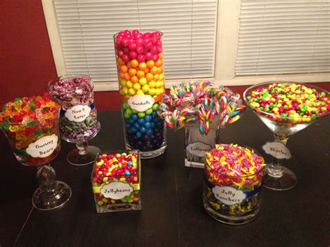 Rainbow Candy Bar Paint Party Party Time