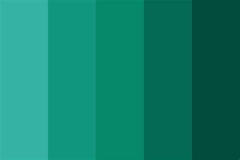 Green Sea Foam Color Palette