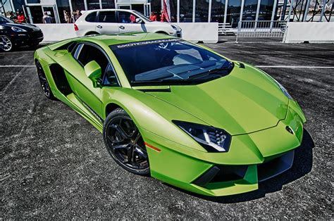 Aventador Green Lamborghini Lp700 Supercars Italian Cars