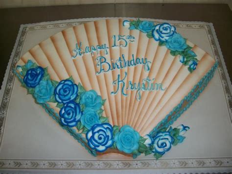 13th Birthday Hand Fan Cakes Desserts Food Tailgate Desserts 13