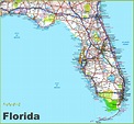 Road map of Florida with cities - Ontheworldmap.com