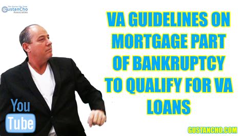 We sell title insurance policies to our customers and their lenders. VA Guidelines On Mortgage Part Of Bankruptcy To Qualify For VA Loans