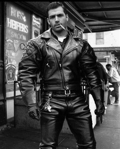 Men Wearing Leather In 2023 Leather Fashion Men Leather Jacket Men Tight Leather Pants