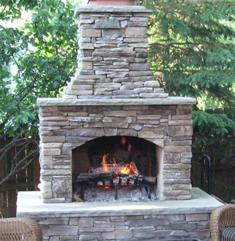 20 Prefab Outdoor Fireplace Kits Homyhomee