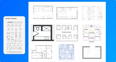 Free Bathroom Layout Tool With Templates EdrawMax Unique Home