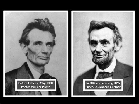 Abraham Lincoln Before And After The Civil War