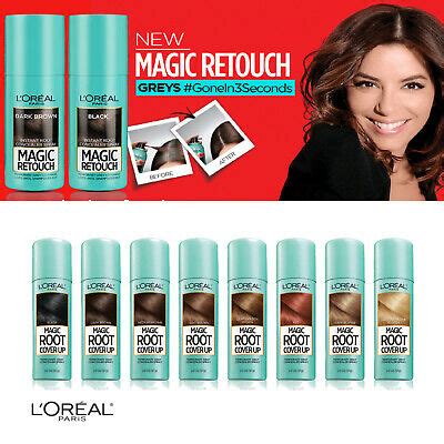 Grey hair highlights and low lights solution. L'Oreal Paris Magic Retouch Instant Root Concealer Grey ...