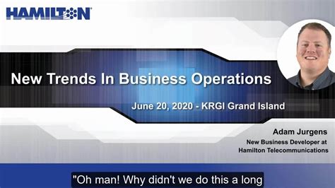 New Trends In Business Operations Hamilton Business Solutions Youtube