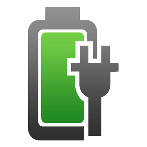 Battery Charged Charging Plugged Icon