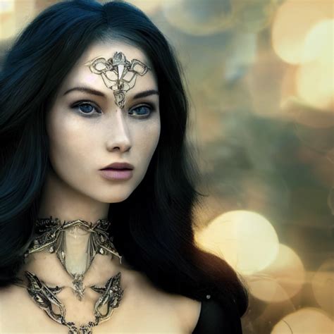 Beautiful Pale Skinned Goddess Super Hero Symmetrical Midjourney