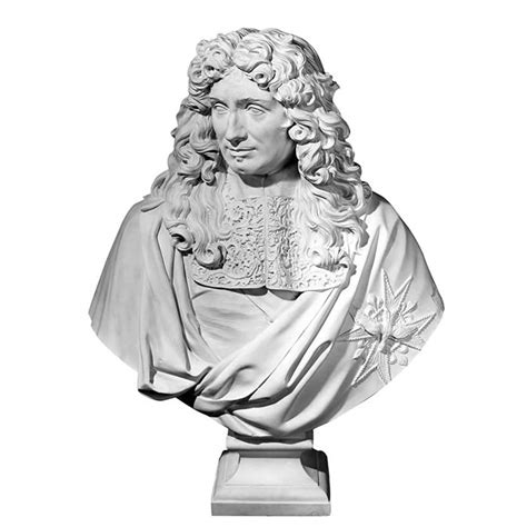 Reproduction De Sculpture Buste De Jean Baptiste Colbert