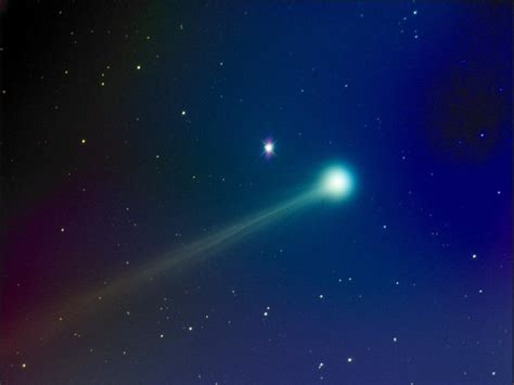 A Green Comet That Takes About 50000 Years To Complete Its Orbit