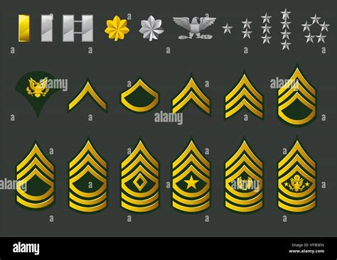 Military Rank United States Army Enlisted Rank Insignia Military Rank