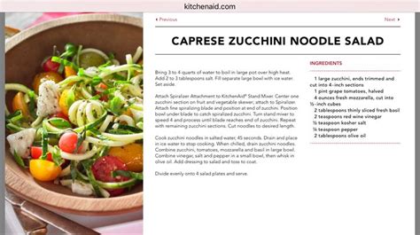 Kitchenaid Spiralizer Recipes Spiralizer Recipes Salad Ingredients