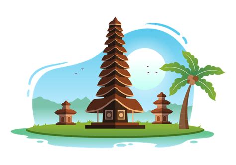 Best Bali Handara Gate Illustration Download In PNG Vector Format