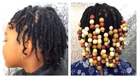 Natural Hairstyles With Beads