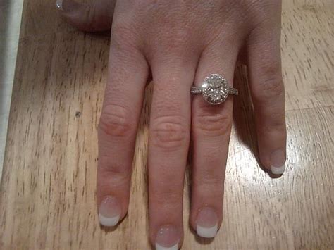 Oval Halo Engagement Ring Weddingbee