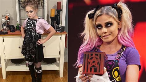 Wwe News Alexa Bliss Reacts To T Bars Niece Dressing Up As Her For
