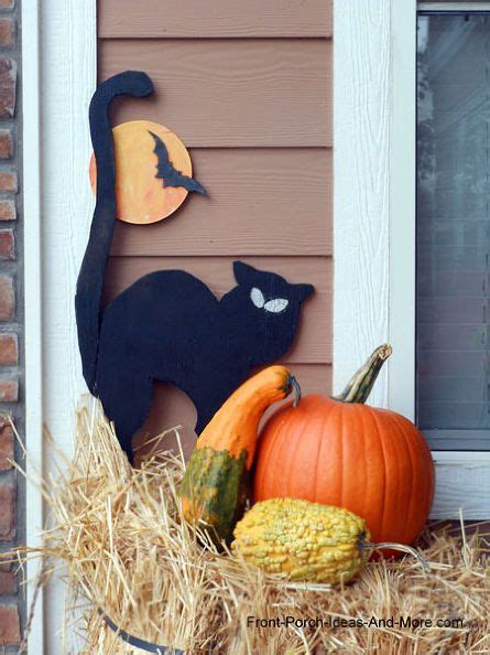 Diy Black Cat Decoration For Halloween Black Cat Decor Halloween