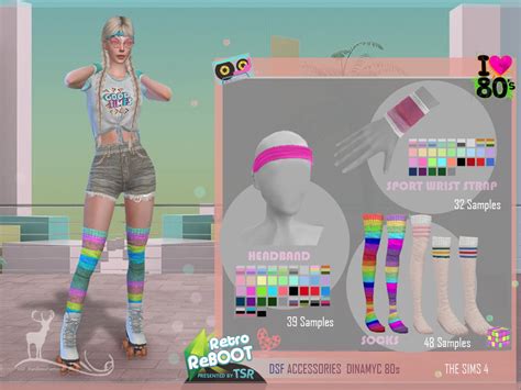 Retro Dsf Accessories Dinamyc 80s By Dansimsfantasy At Tsr Sims 4 Updates